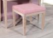 Asiento para tocador o mesa secretaria en madera maciza de roble al estilo Louis Philippe
