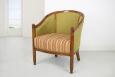 Sillón Cabriolet de haya maciza estilo Louis Philippe