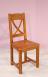 Silla Cecilia fabricada en madera de Cerezo macizo estilo rústico 