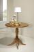 Pedestal fabricado en madera de cerezo macizo al estilo Louis XV  Diámetro 80cm
