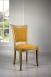 Silla Benjamin fabricada en madera de Roble macizo estilo Louis Philippe tejido mostaza