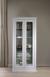 Armario vitrina Alex de 2 puertas fabricado en madera de Roble macizo al estilo Louis Philippe