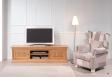 Mueble TV Alexandre fabricado en madera de Roble macizo al estilo Louis Philippe