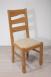 Silla Nestor fabricada en madera de Roble macizo acabado cepillado natural