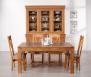 Aurore Solid Cherrywood Contemporary style Rectangular extending Table
