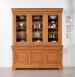 Biblioteca Alfredo 2 cuerpos y 3 puertas Alfredo fabricada en madera de cerezo macizo al estilo  Louis Philippe 