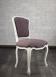 Silla Mila fabricada en madera maciza de cerezo estilo Luis XV