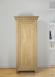 Armario Enrico de 1 puerta fabricado en madera de Roble macizo estilo contemporáneo Acabado cepillado natural