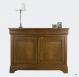 Aparador  Elisa de 2 puertas fabricado en madera de Roble macizo al estilo Louis Philippe con acabado Roble Medio