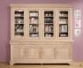 Biblioteca de 2 cuerpos y 4 puertas fabricado en madera de roble macizo al estilo Louis Philippe