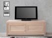 Mueble TV con 2 puertas Noa fabricado en madera de roble macizo  estilo contemporáneo