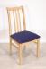 Silla de roble macizo Contemporánea Asiento azul Apolo Clément 
