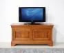 Mueble de TV Anna fabricado en madera maciza de cerezo en estilo Louis Philippe 