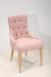 Silla tapizada de sala de estar fabricada en madera de roble macizo