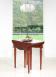 Mesa de comedor redonda y extensible, fabricada en madera de cerezo macizo estilo Luis XVI,  6 patas 3 extensiones DIÁMETRO 90 cm
