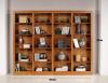 Estante Librería Sylvia de 4 módulos fabricada en madera maciza de cerezo en estilo Contemporáneo