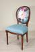 Silla Simón de roble macizo en estilo Luis XVI 
