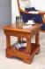 Mesa auxiliar o sofá Léa en madera de cerezo estilo Louis Philipe