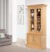 Librería Ghislain de 2 piezas de roble macizo de estilo Directoire 