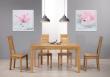 Mesa de comedor rectangular Theo 140x70 fabricada en Roble Línea Contemporánea 