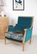 Sillón estilo Luís XVI  fabricado en madera de Roble con tejido FSM 1 DISPONIBLE