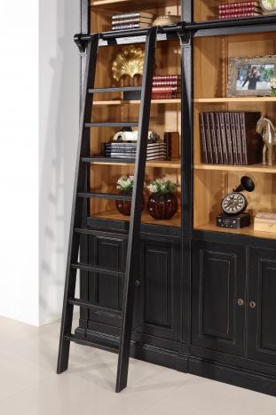 Librería Naël de 6 puertas en Roble macizo de estilo Directoire 