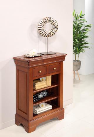Lola Solid Cherrywood Louis Philippe style Bibus Wardrobe