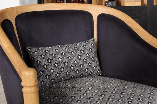 Sillón Paul de roble macizo estilo Louis Philippe Cabriolet AMC Luxury02