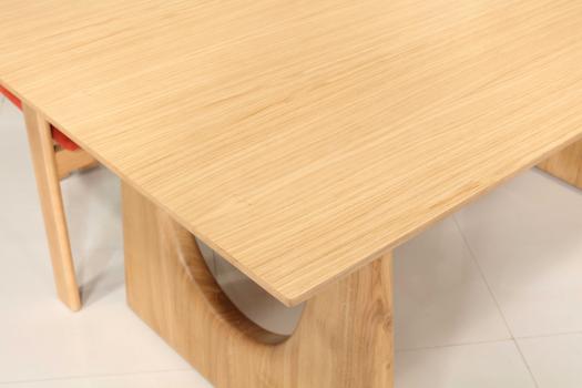 Mesa rectangular Noah 180x100 en roble, Modernidad y encanto del roble natural