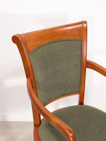 Silló de estilo Louis Philippe madera maciza de cerezo Pauline