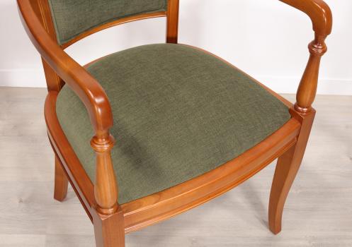 Silló de estilo Louis Philippe madera maciza de cerezo Pauline