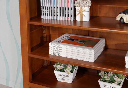 Biblioteca Béatrice – Madera de Cerezo Maciza, Estilo Luis Felipe