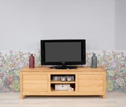 Mueble de TV Noah fabricado en roble macizo Línea Contemporánea