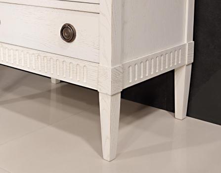 Cómoda de 5 cajones de estilo Directoire Roble Yvan