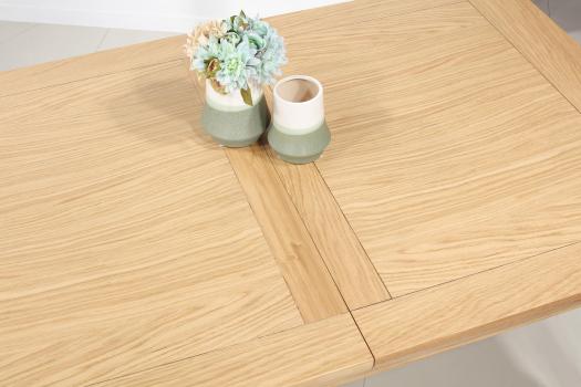 Mesa rectangular Loïc de roble macizo 