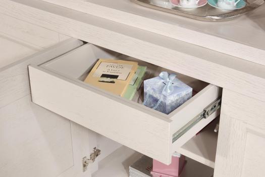 Librería contemporánea de roble Gabin compuesta de 3 módulos