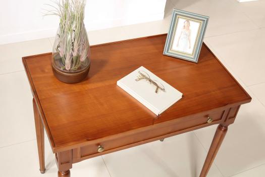 Mesa de escritorio Rose en madera de cerezo de estilo Luis XVI