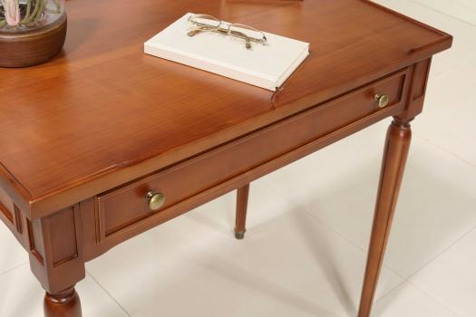 Mesa de escritorio Rose en madera de cerezo de estilo Luis XVI