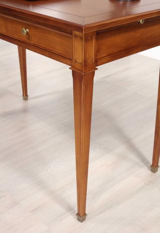 Escritorio Céline de 2 cajones de madera de cerezo estilo Directoire