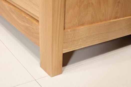 Solid Oak Contemporary style Chest of Drawers or Commode