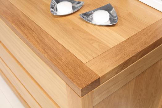 Solid Oak Contemporary style Chest of Drawers or Commode