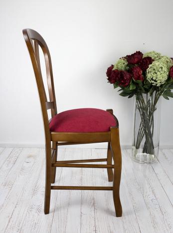 Silla Camila fabricada en madera de haya maciza estilo Louis Philippe 