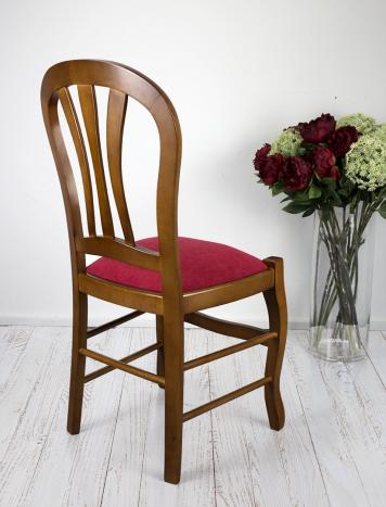 Silla Camila fabricada en madera de haya maciza estilo Louis Philippe 