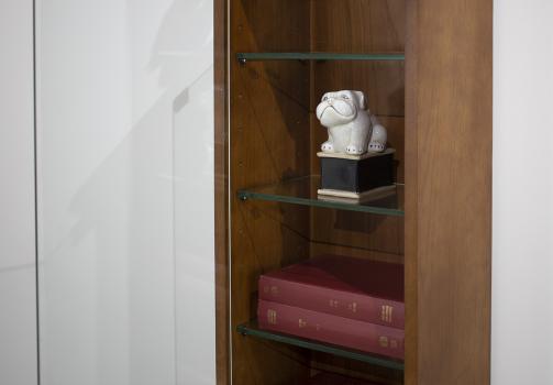 Solid Oak Louis Philippe style Display Cabinet