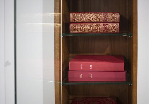 Solid Oak Louis Philippe style Display Cabinet