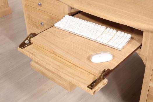 Escritorio ministro Léon de roble de estilo Louis Philippe 