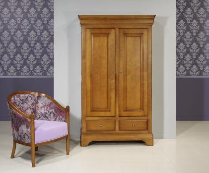 Pequeño Armario Lea de madera maciza de cerezo en estilo Louis Philippe SOLO 1 DISPONIBLE