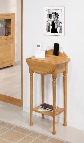 Recibidor Antoine fabricado en madera de roble macizo en estilo Louis Philippe