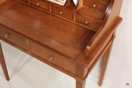 Secretaria estilo francés Anna fabricada en madera de cerezo macizo estilo Directorio