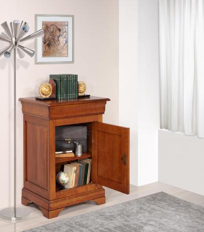 1-door Paul cupboard made in Solid Cherrywood in a Louis-Philippe style